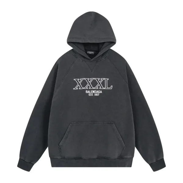 Balenciaga x Adidas Hoodie Black - 16