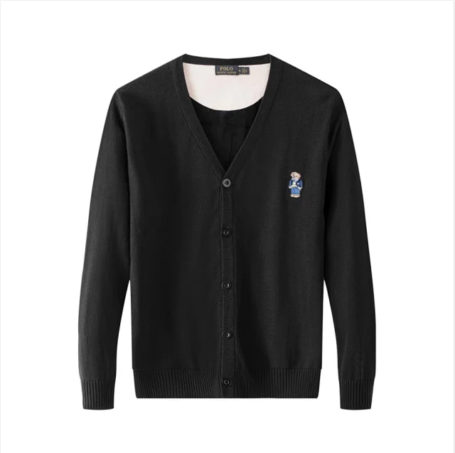 Polo Ralph Lauren Knitwear Quarter-Zip Knit Sweater with Bear Embroidery product detail image 19