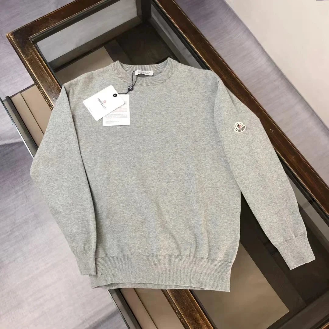 Moncler Knitwear Turtleneck logo-patch knit sweater — 0515019YPC