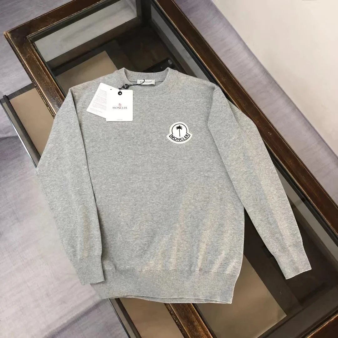 Moncler Knitwear Turtleneck logo-patch knit sweater — 0515021YPC