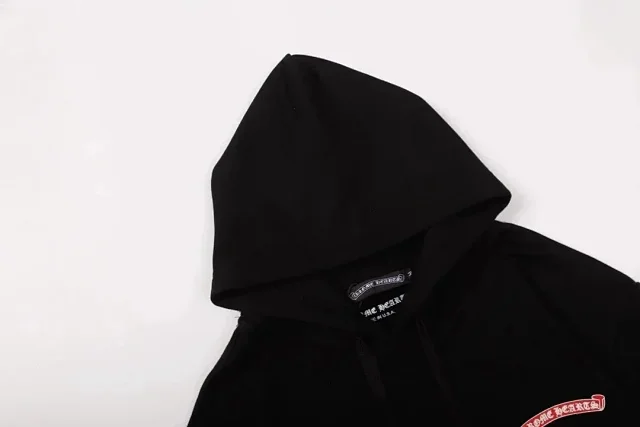Chrome Hearts Hoodies & Sweatshirts Hooded sweatshirt with cross motif graphic print product detail image 3