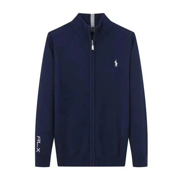 Ralph Lauren Knitwear Embroidered Pony Quarter-Zip Knit Sweater product detail image 35