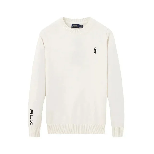 Ralph Lauren Knitwear Embroidered Pony Quarter-Zip Knit Sweater product detail image 44