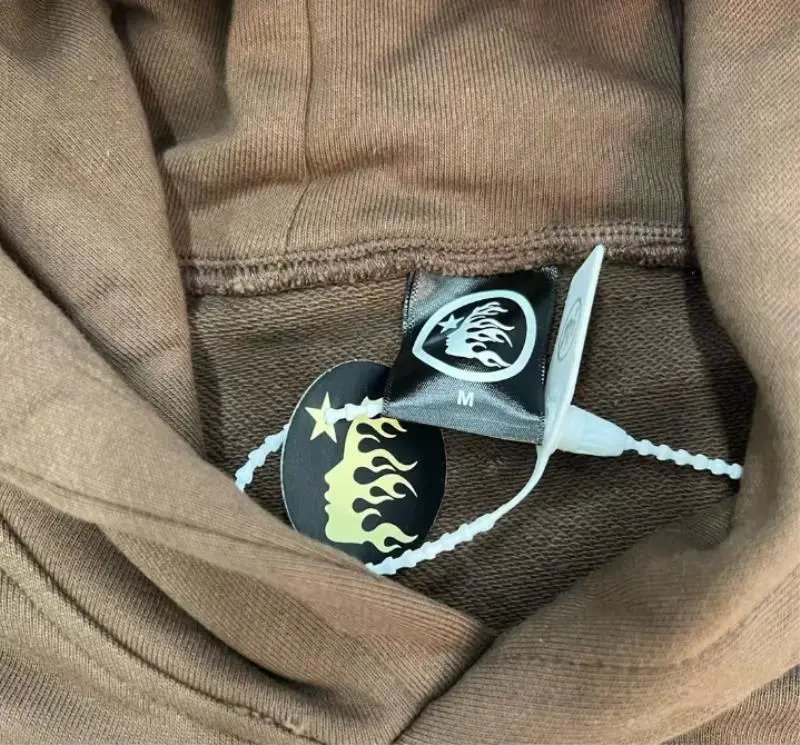 Design Skeleton Horn Hoodie Brown - 6
