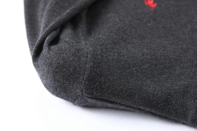 Ralph Lauren Knitwear Embroidered Pony Quarter-Zip Knit Sweater product detail image 8