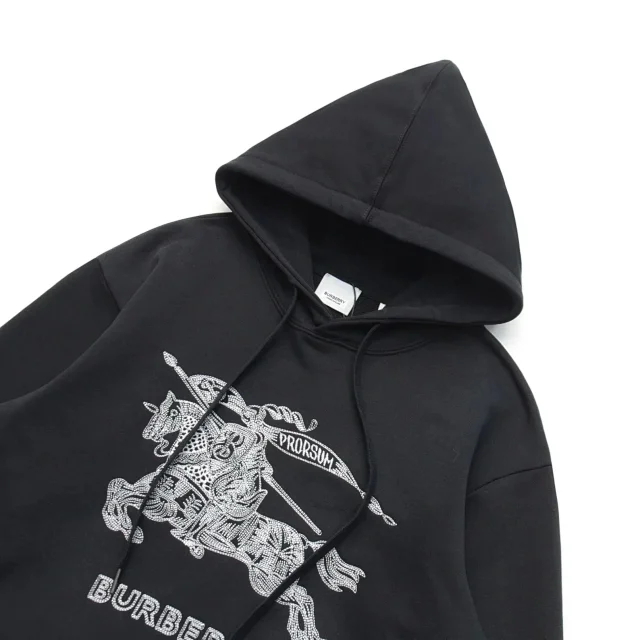 Burberry Hoodies & Sweatshirts Logo-Print Hooded Sweatshirt product detail image 6