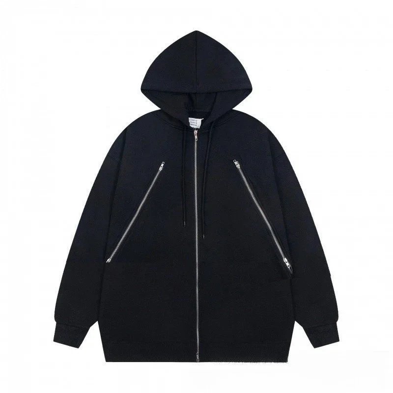 hA. Logo Print Oversized Hoodie Black - 8