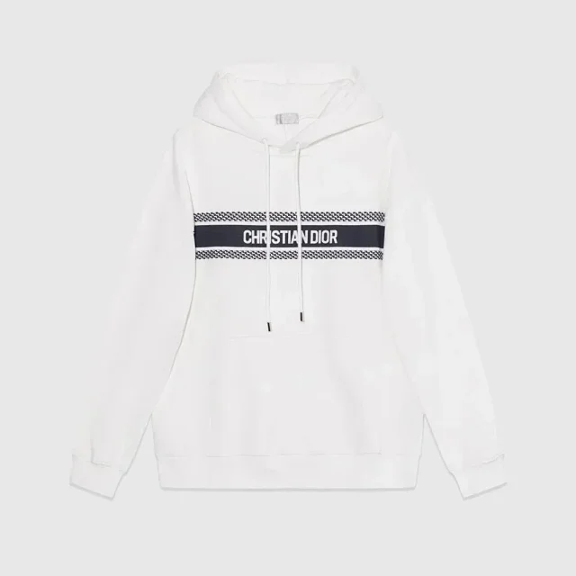 Dior Hoodies & Sweatshirts Drawstring Pullover Hoodie with Kangaroo Pocket product detail image 18