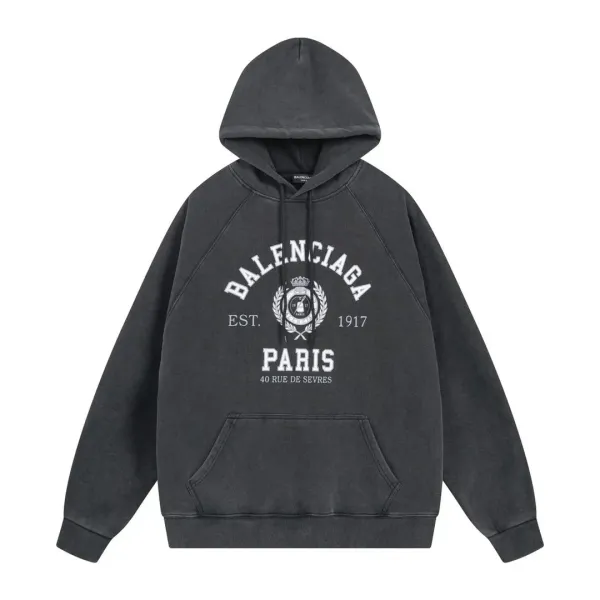 Balenciaga x Adidas Hoodie Black - 15