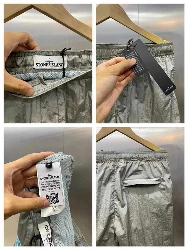 Stone Island Shorts Cargo with compass badge product detail image 11