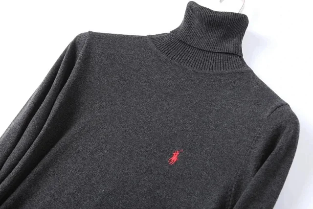 Ralph Lauren Knitwear Embroidered Pony Quarter-Zip Knit Sweater product detail image 11