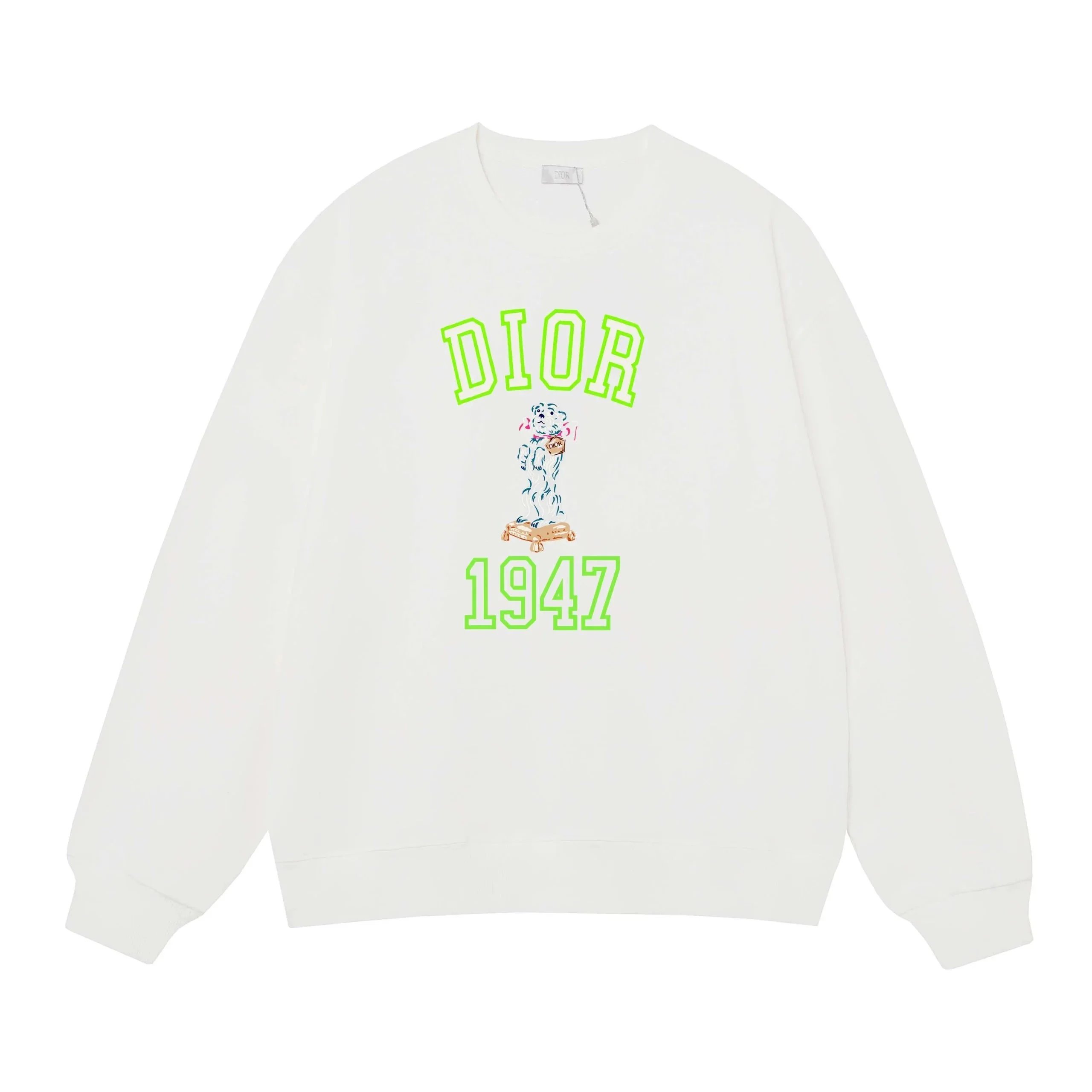 Dior Hoodies & Sweatshirts Graphic-Print Crewneck Sweatshirt — 16
