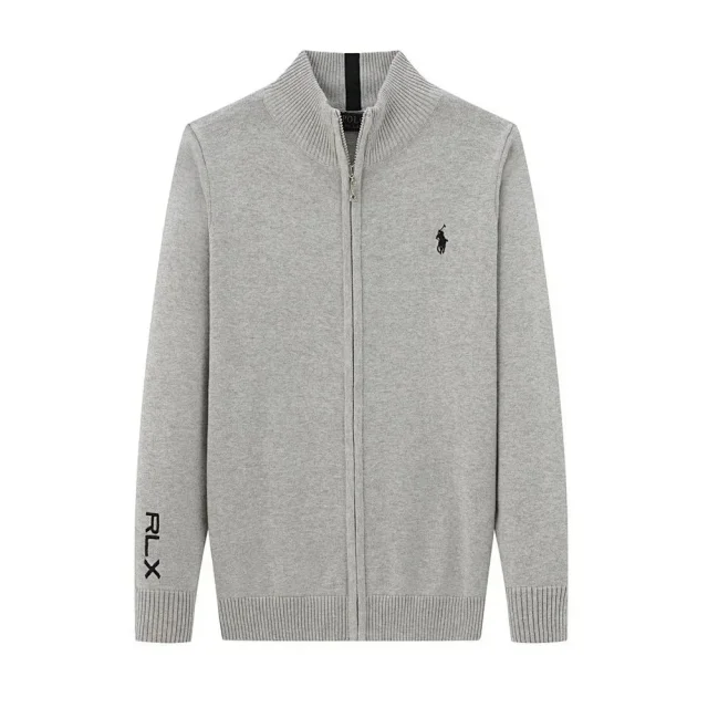 Ralph Lauren Knitwear Embroidered Pony Quarter-Zip Knit Sweater product detail image 37