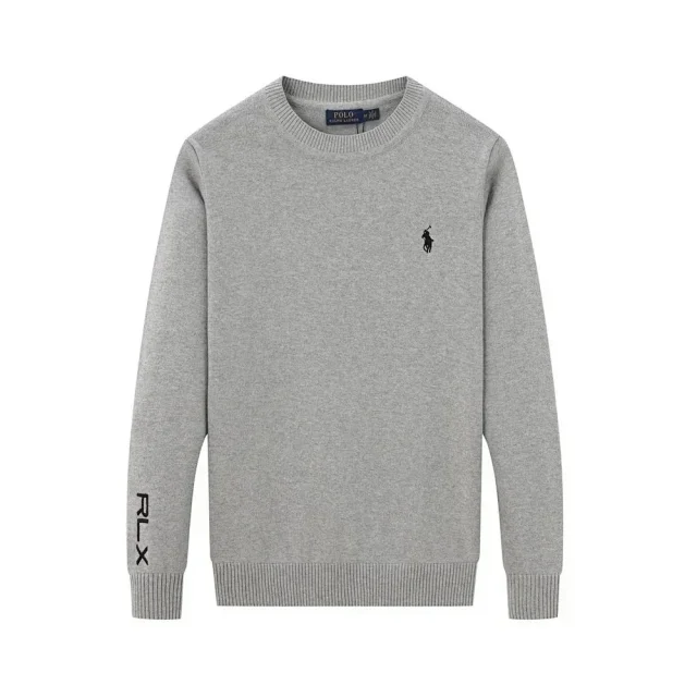 Ralph Lauren Knitwear Embroidered Pony Quarter-Zip Knit Sweater product detail image 42