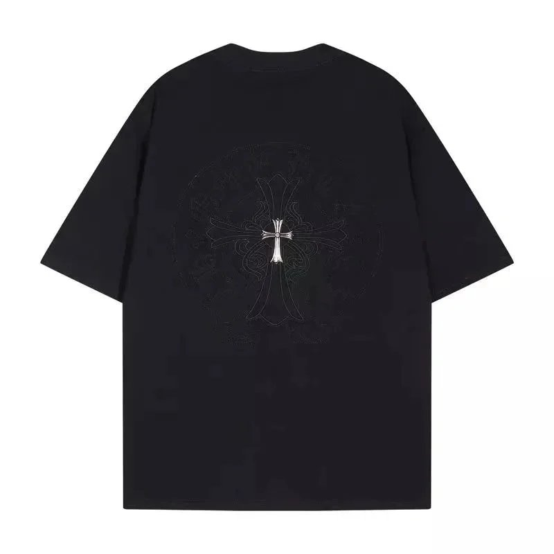 Chrome Hearts T-Shirts Short-sleeve graphic logo print — 09