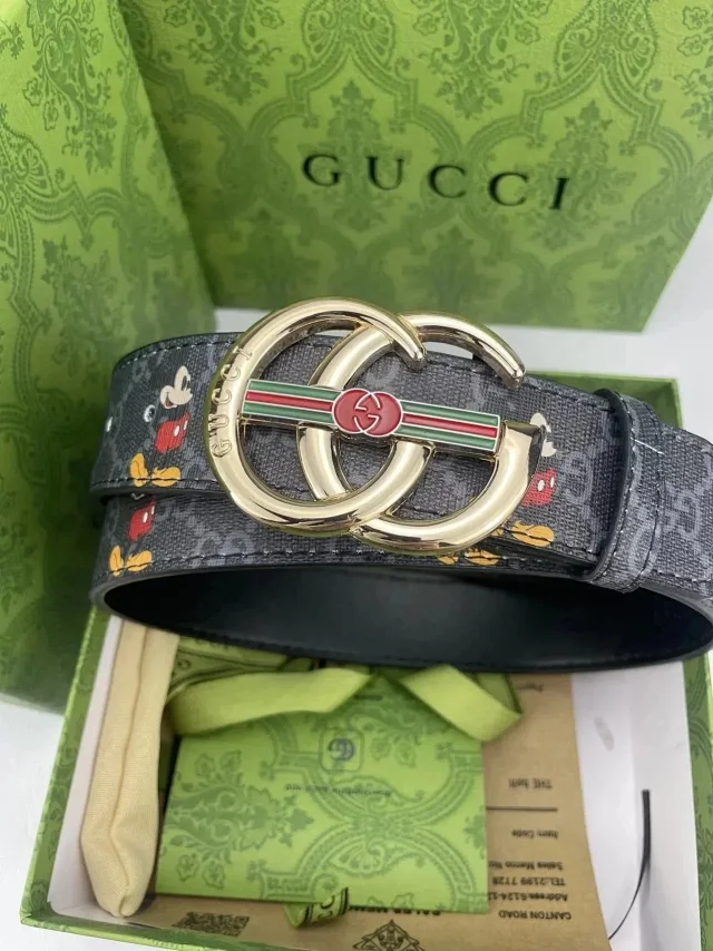 Burberry Belts Check Belt with B Buckle product detail image 11