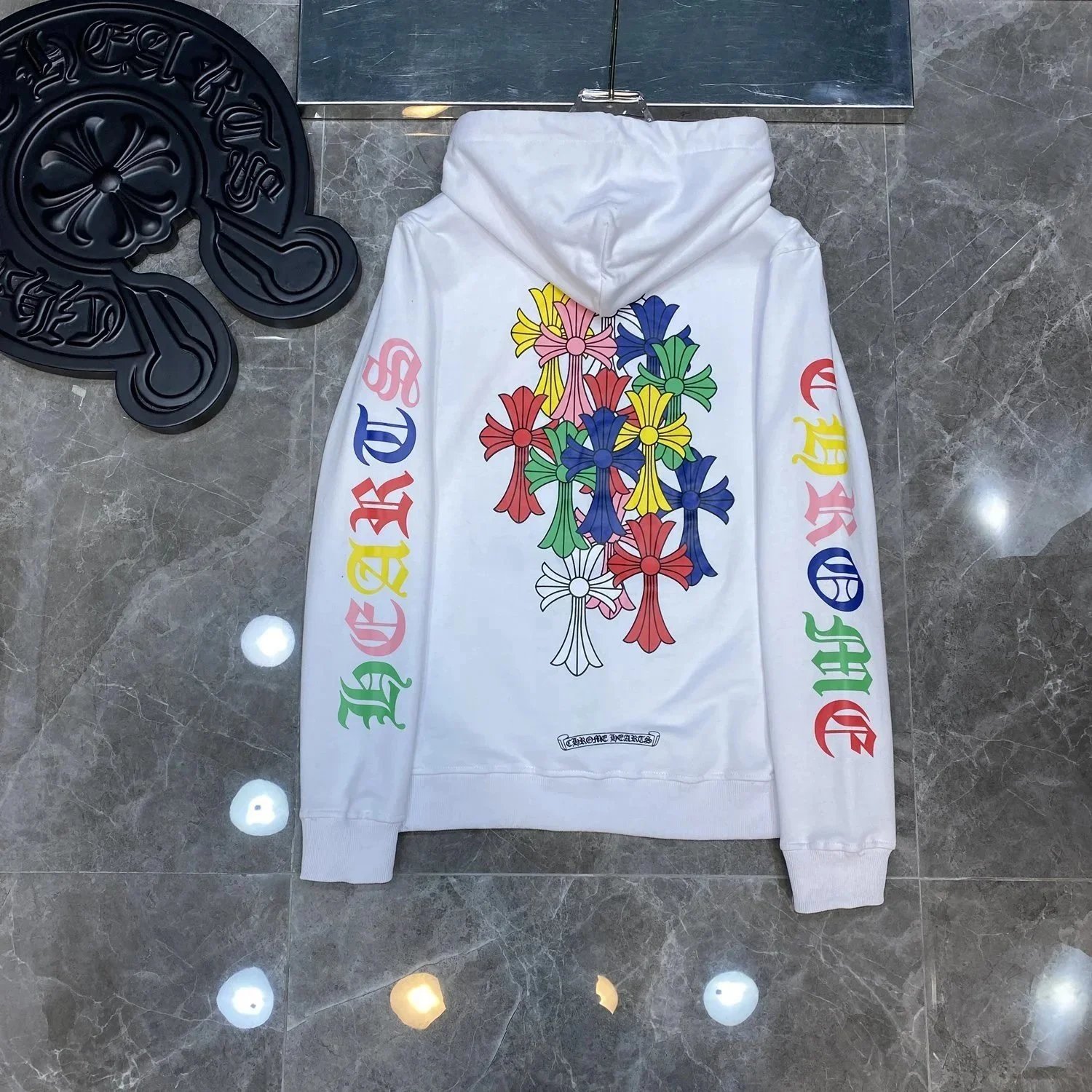 Chrome Hearts Hoodies & Sweatshirts Graphic Cross Pullover Hoodie — CH-15