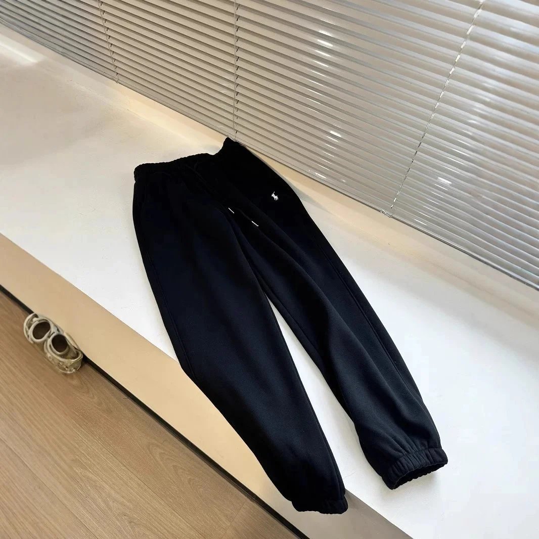 秋冬刺绣小马加绒休闲卫裤P07