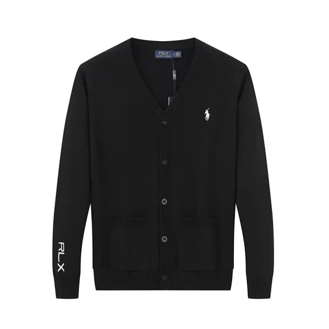 Ralph Lauren Knitwear Embroidered Pony Quarter-Zip Knit Sweater product detail image 38