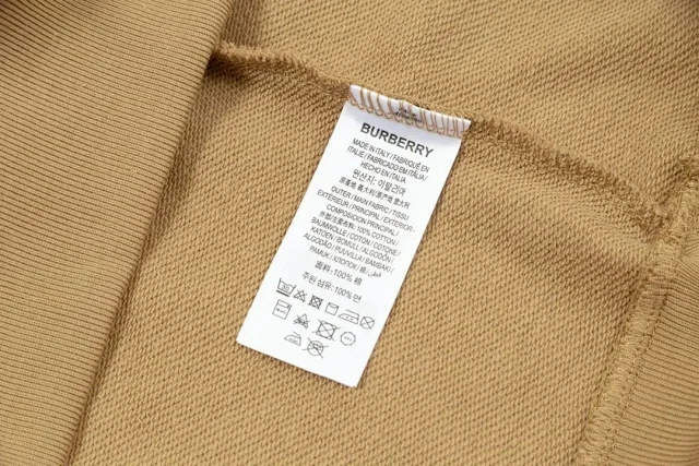Burberry Hoodies & Sweatshirts Logo-embroidered pullover hoodie with kangaroo pocket product detail image 9