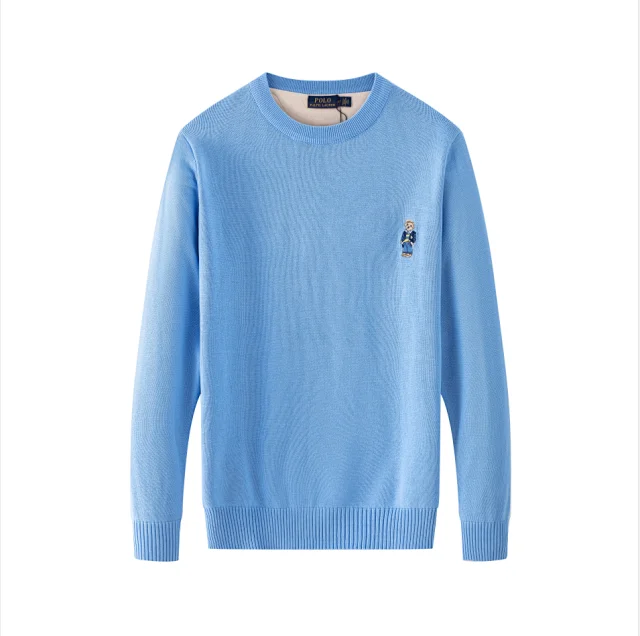 Polo Ralph Lauren Knitwear Quarter-Zip Knit Sweater with Bear Embroidery product detail image 25