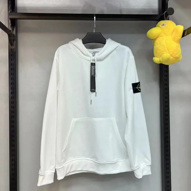 C.P. Company Hoodies & Sweatshirts Crewneck Logo Sweatshirt with Lens Sleeve Pocket product detail image 5