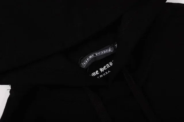 Chrome Hearts Hoodies & Sweatshirts Hooded sweatshirt with cross motif graphic print product detail image 8