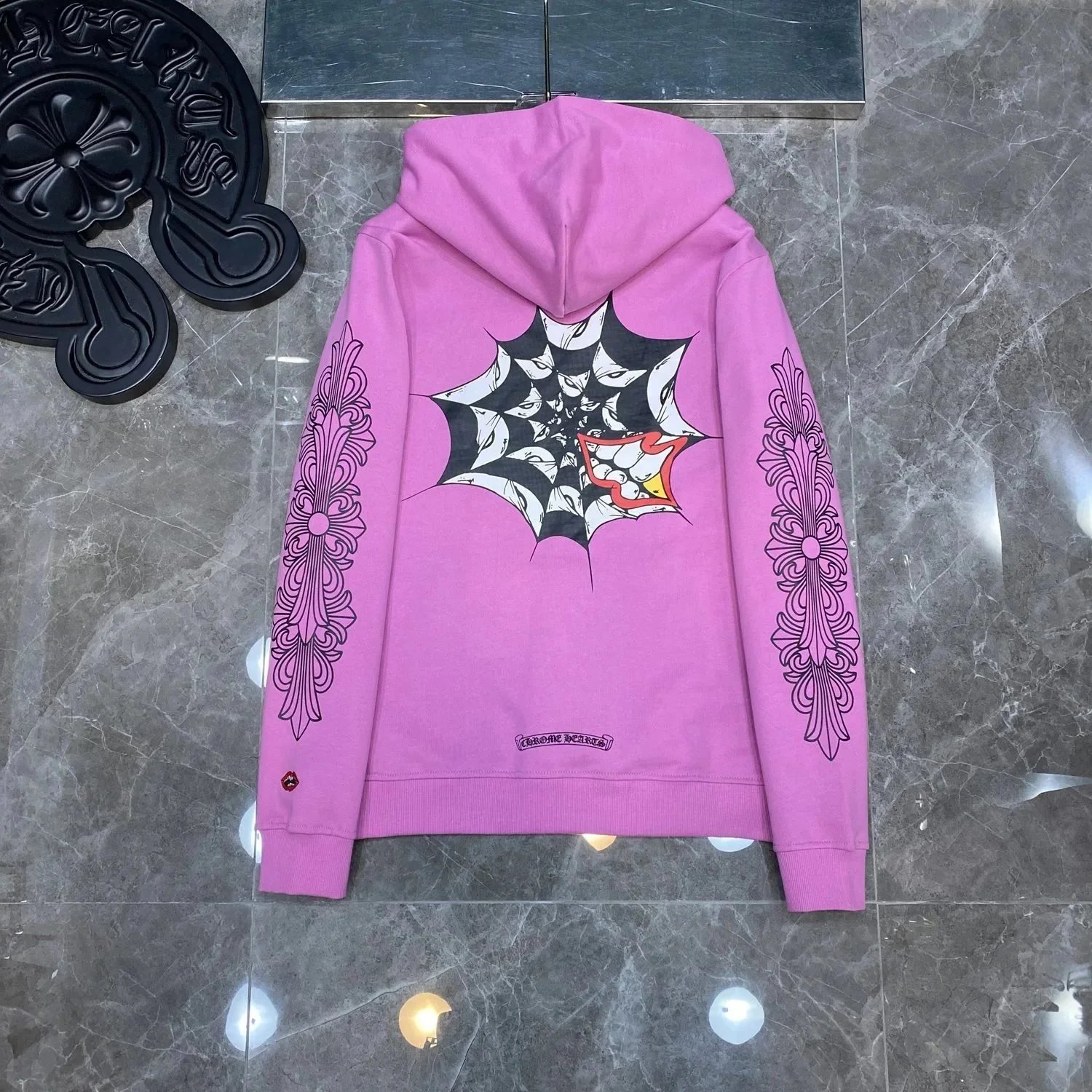 Chrome Hearts Hoodies & Sweatshirts Graphic Cross Pullover Hoodie — CH-17