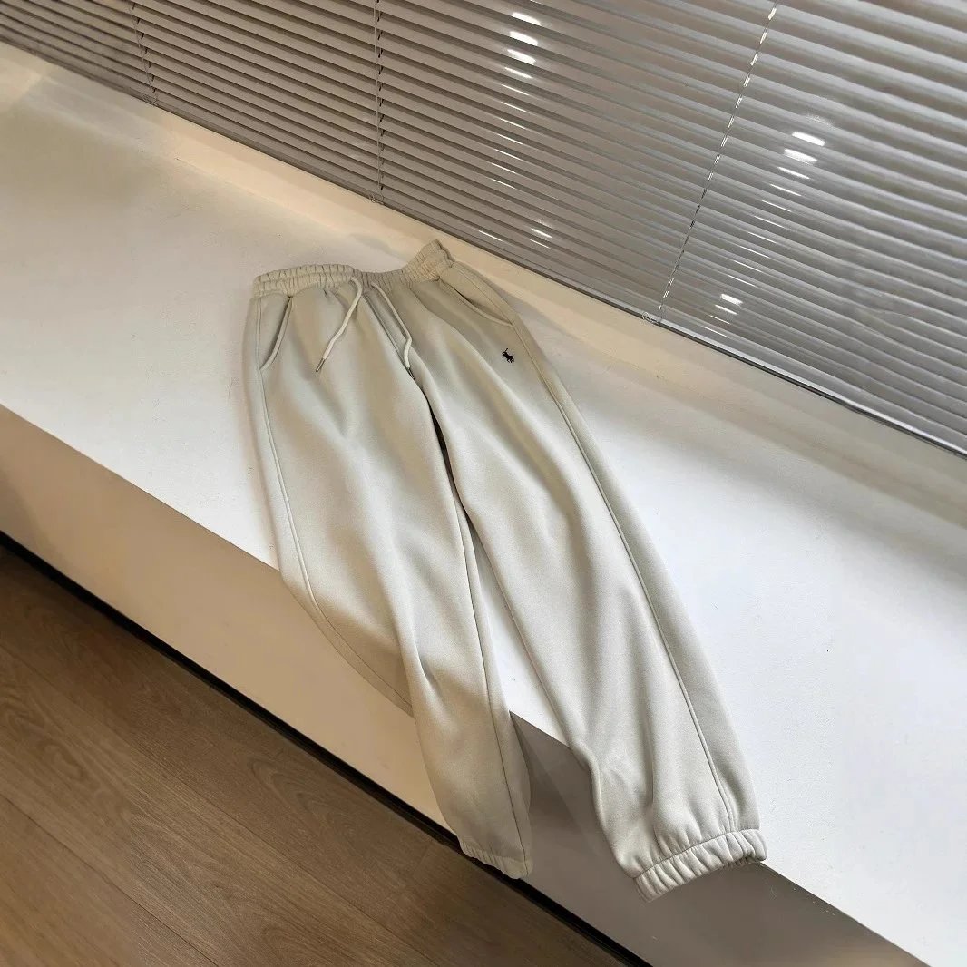 秋冬刺绣小马加绒休闲卫裤P07