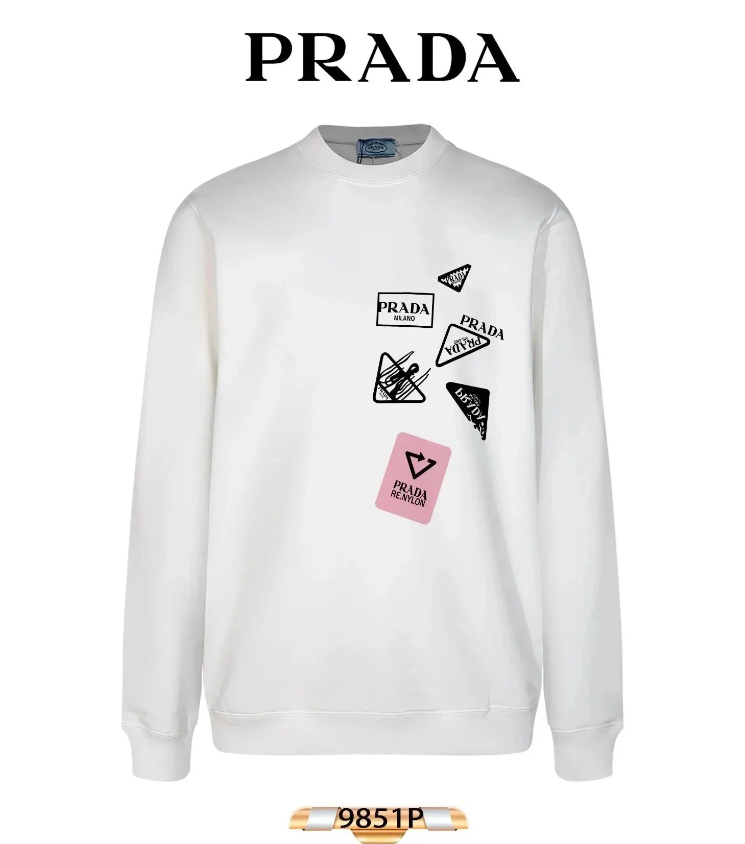 Prada Crewneck Sweatshirts — 25