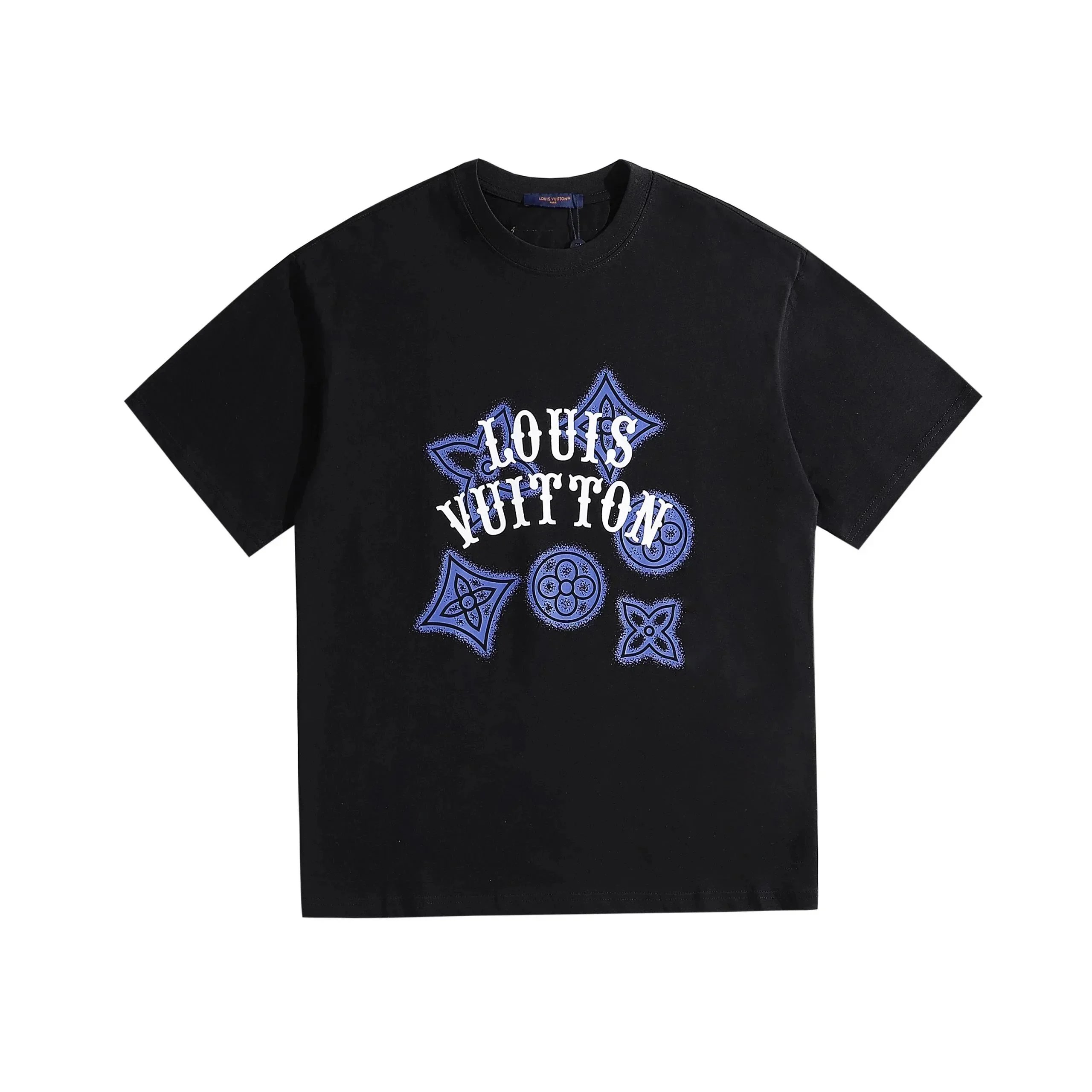 Louis Vuitton T-Shirts Short-Sleeve Graphic Logo Print — 28