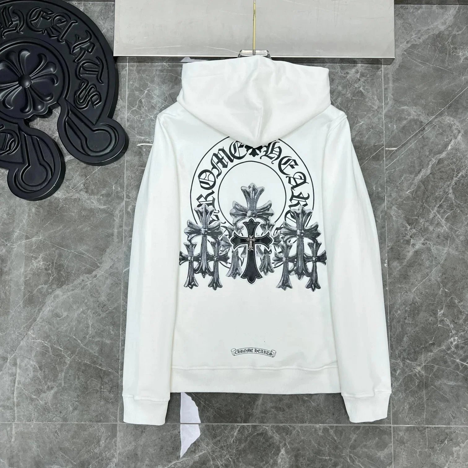 Chrome Hearts Hoodies & Sweatshirts Graphic Cross Pullover Hoodie — CH-22