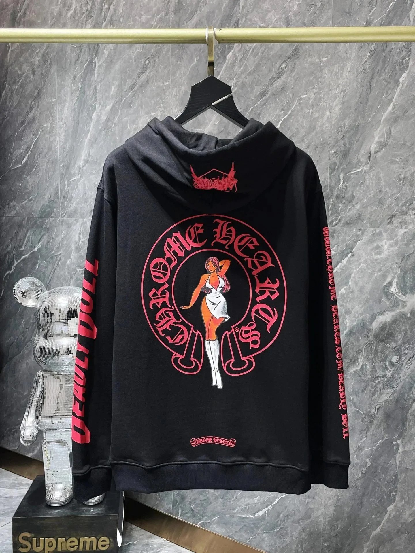 Chrome Hearts Hoodies & Sweatshirts Graphic Cross Pullover Hoodie — CH-26