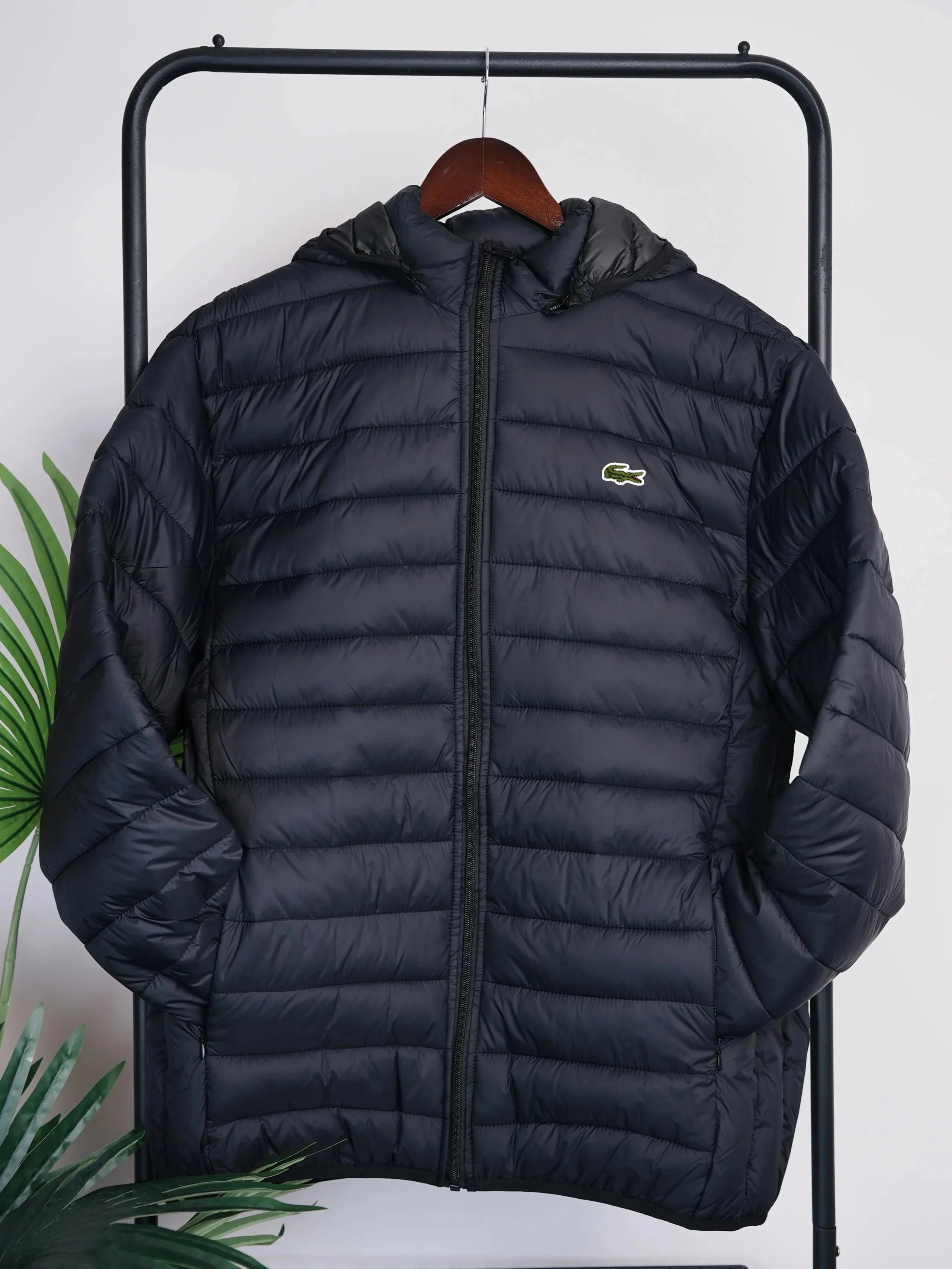Lacoste Down Jackets Quilted puffer jacket with stand collar image 4