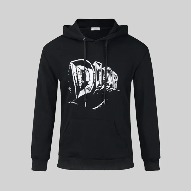 Dior Hoodies & Sweatshirts Drawstring Pullover Hoodie with Kangaroo Pocket product detail image 15