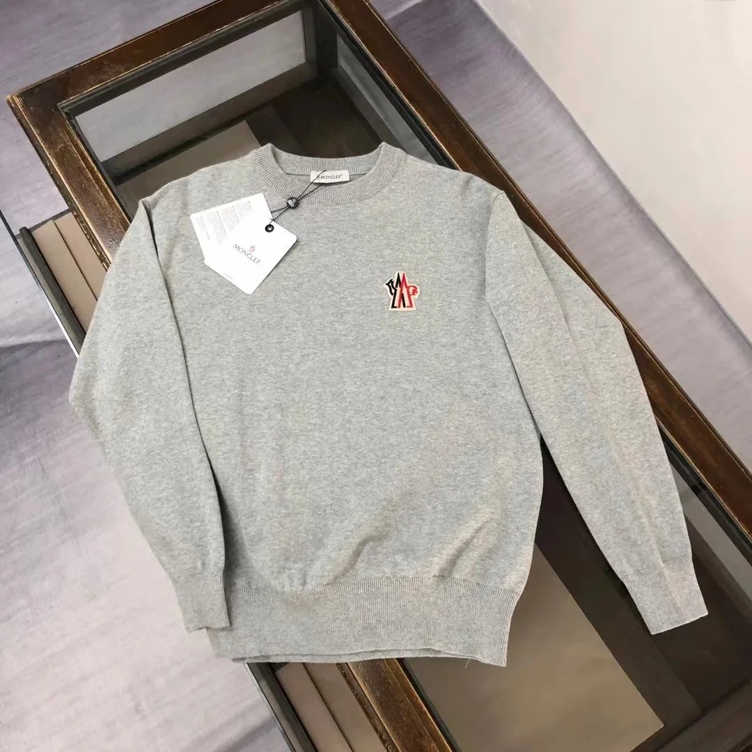 Moncler Knitwear Turtleneck logo-patch knit sweater — 0515020YPC