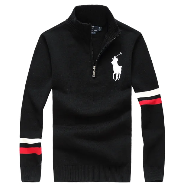 Polo Ralph Lauren Knitwear Quarter-Zip Knit Sweater with Bear Embroidery product detail image 31