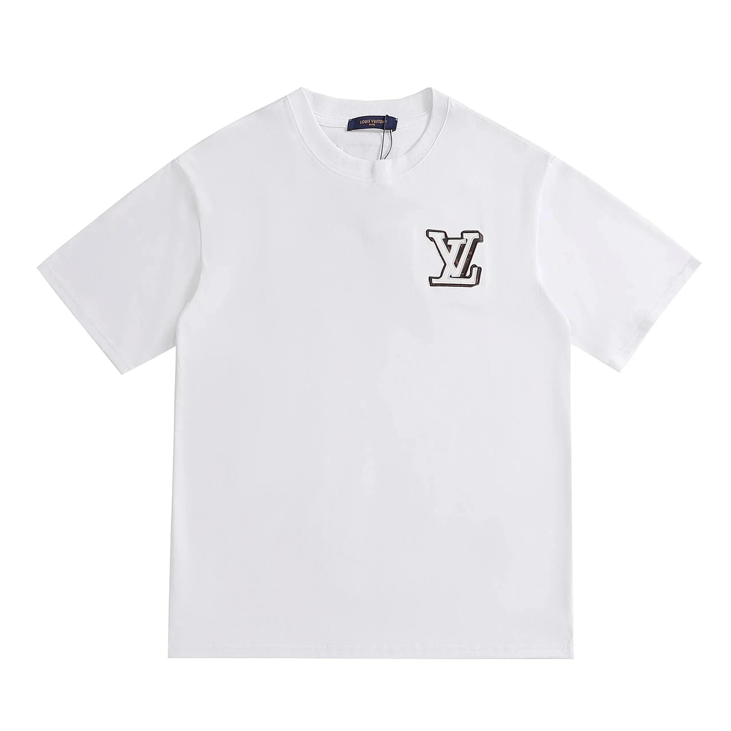 Louis Vuitton T-Shirts Short-Sleeve Graphic Logo Print — 20