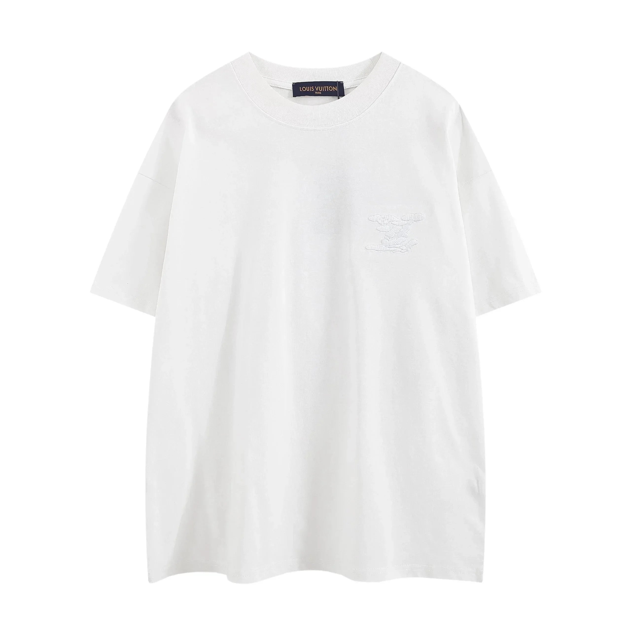 Louis Vuitton T-Shirts Short-Sleeve Graphic Logo Print — 22