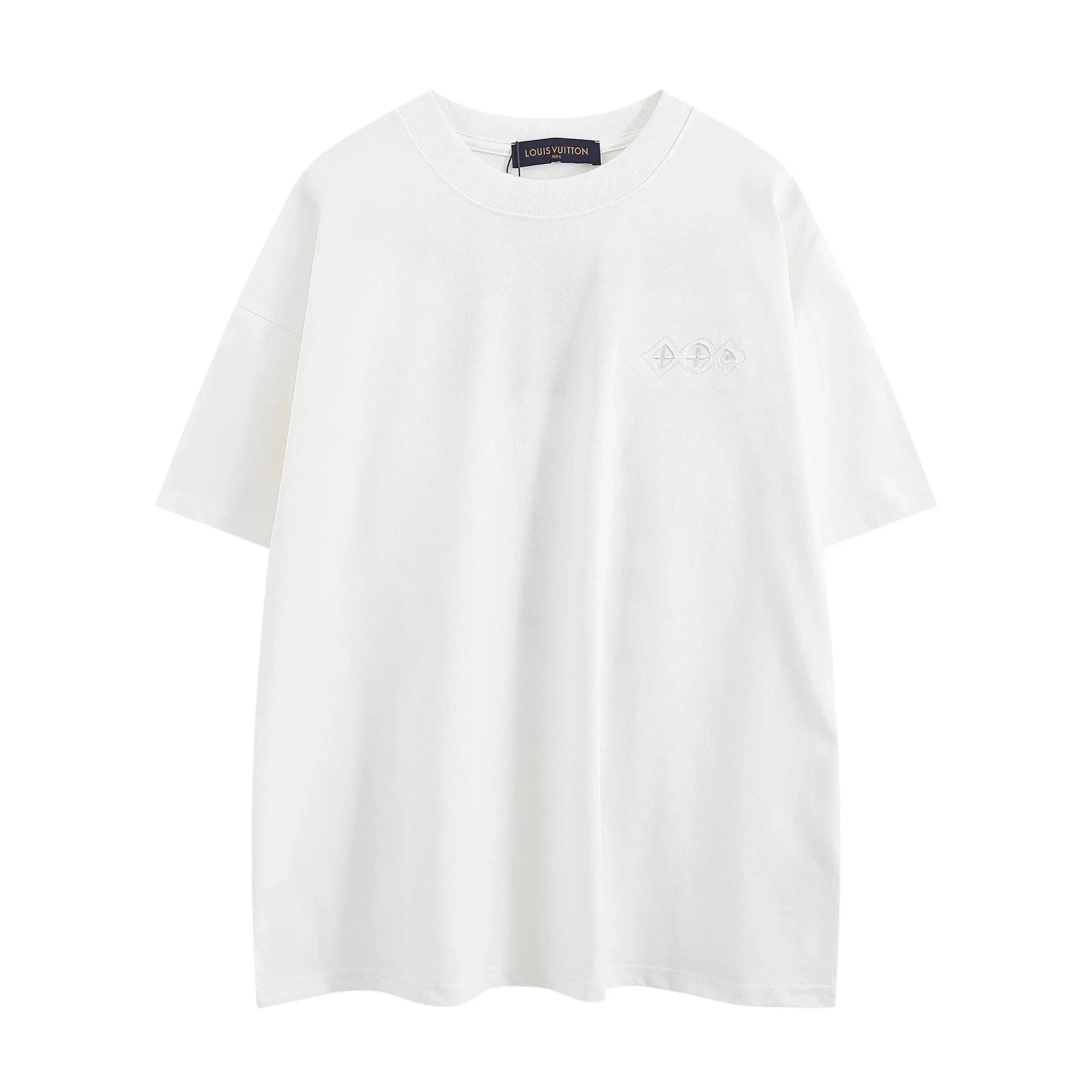 Louis Vuitton T-Shirts Short-Sleeve Graphic Logo Print — 26