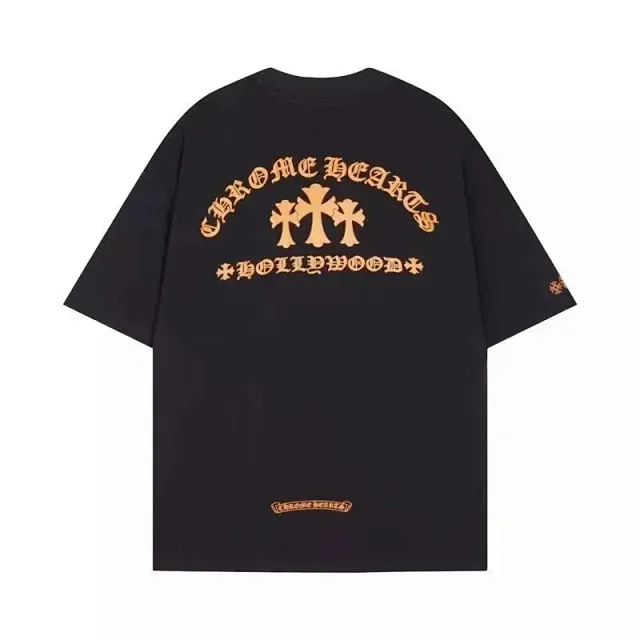 Chrome Hearts T-Shirts Short-sleeve graphic logo print product detail image 2