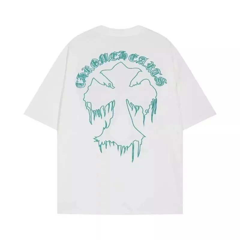 Chrome Hearts T-Shirts Short-sleeve graphic logo print — 20