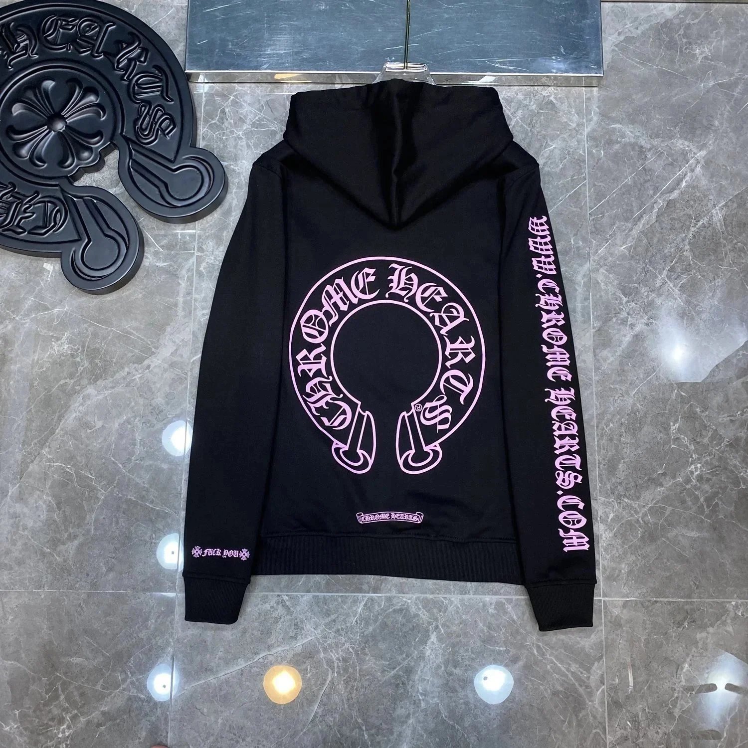 Chrome Hearts Hoodies & Sweatshirts Graphic Cross Pullover Hoodie — CH-16