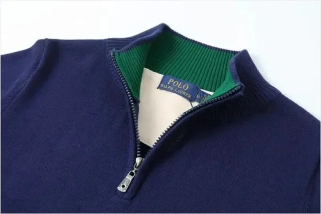 Polo Ralph Lauren Knitwear Quarter-Zip Knit Sweater with Bear Embroidery product detail image 13