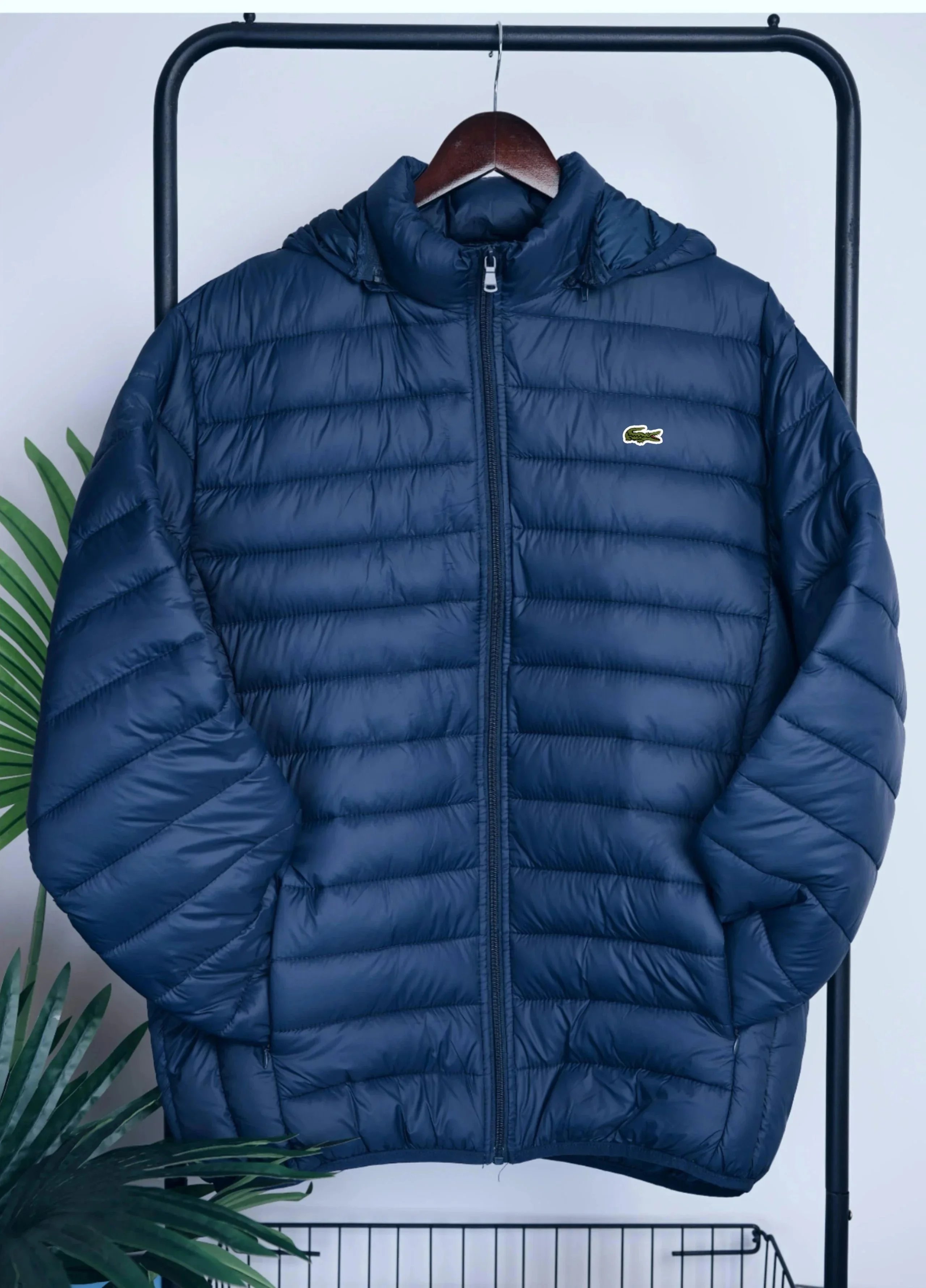 Lacoste Down Jackets Quilted puffer jacket with stand collar image 5