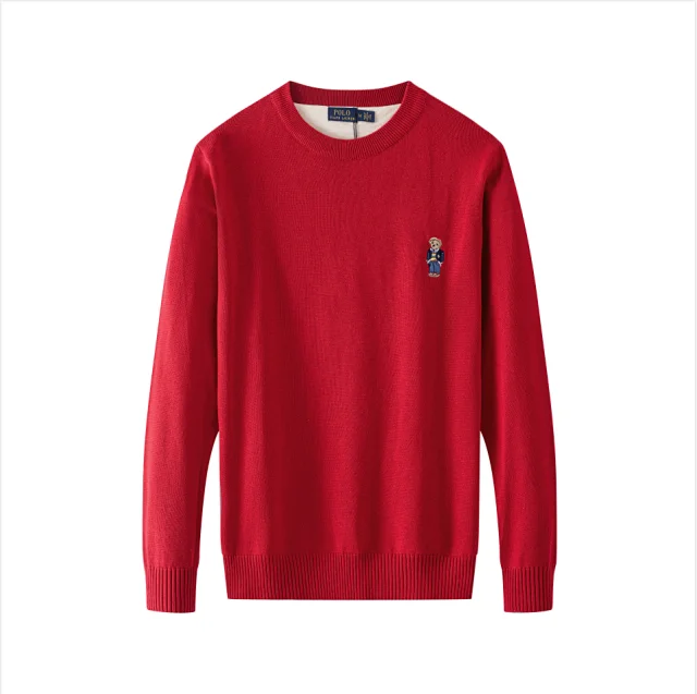 Polo Ralph Lauren Knitwear Quarter-Zip Knit Sweater with Bear Embroidery product detail image 24