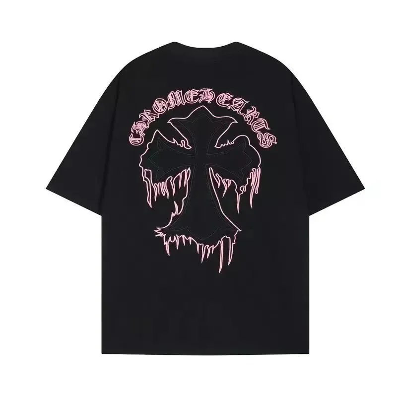 Chrome Hearts T-Shirts Short-sleeve graphic logo print — 19