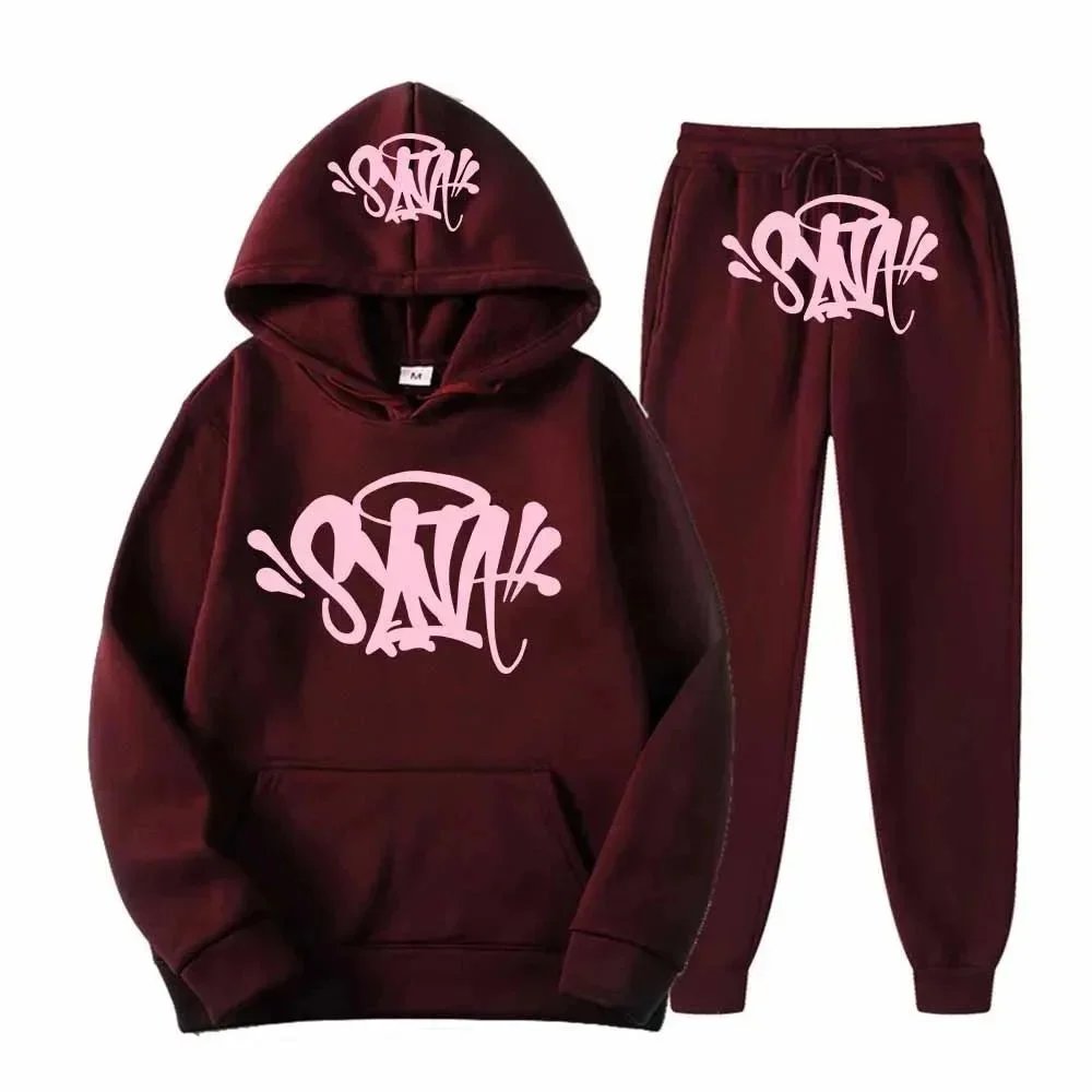 Off-White x Virgil Abloh Graffiti Hoodie and Sweatpants Set Black with Red and Green Spray Paint Print - 19