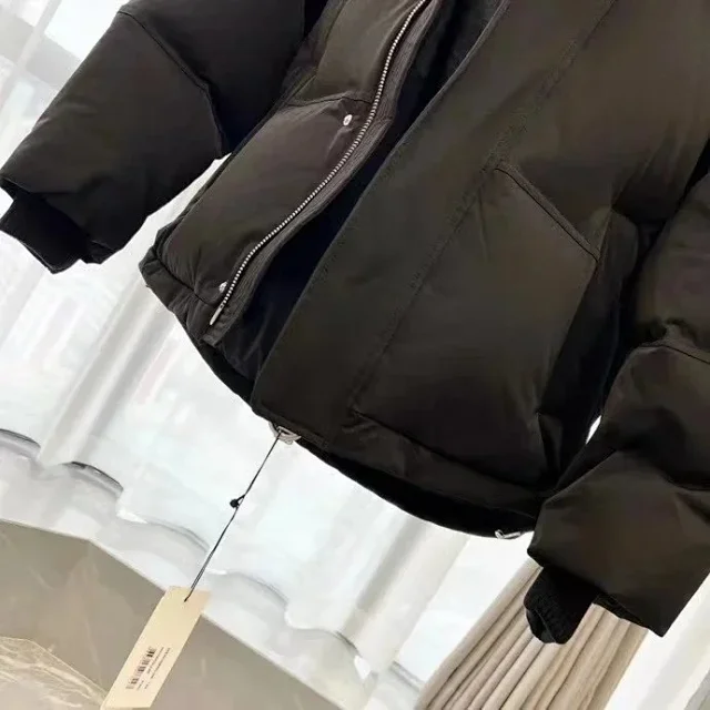 AMI Paris Down Jackets Puffer Jacket with Detachable Hood product detail image 10