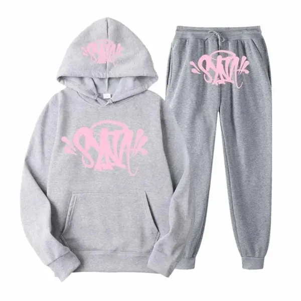 Off-White x Virgil Abloh Graffiti Hoodie and Sweatpants Set Black with Red and Green Spray Paint Print - 24